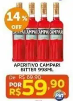Pinheiro Supermercado Aperitivo Campari Bitter oferta