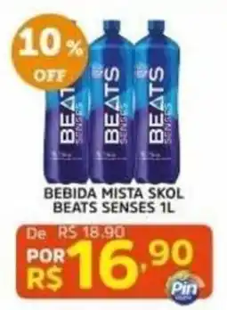 Pinheiro Supermercado bebida mista skol beats senses oferta