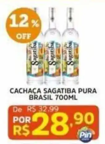 Pinheiro Supermercado Cachaça sagatiba pura brasil oferta