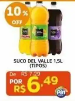 Pinheiro Supermercado suco del valle 1,5l oferta