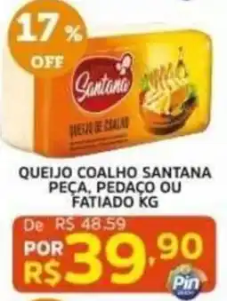Pinheiro Supermercado Queijo coalho santana oferta