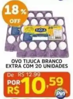 Pinheiro Supermercado ovo tijuca branco extra oferta
