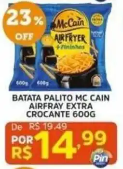 Pinheiro Supermercado batata palito mc cain airfryer extra crocante oferta