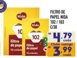 Supermercados Avenida Filtro de papel nida oferta