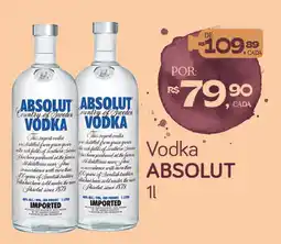 Cometa Supermercados Vodka absolut oferta