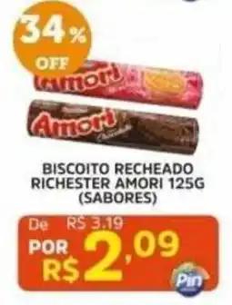 Pinheiro Supermercado Biscoito recheado richester amori oferta