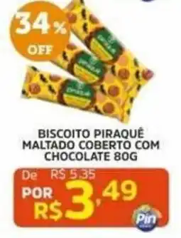 Pinheiro Supermercado Biscoito Piraquê Maltado Coberto Com Chocolate oferta