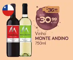 Cometa Supermercados Vinho monte andino oferta