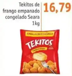 Sonda Tekitos de frango empanado congelado Seara oferta
