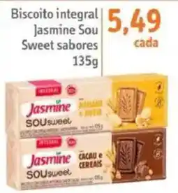 Sonda Biscoito integral jasmine sou sweet sabores oferta