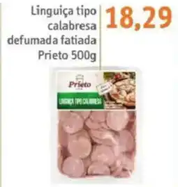 Sonda Linguiça tipo calabresa defumada fatiada oferta