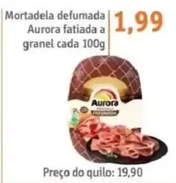 Sonda Mortadela defumada aurora fatiada a granel oferta