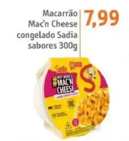 Sonda Macarrão Mac'n Cheese congelado Sadia sabores oferta