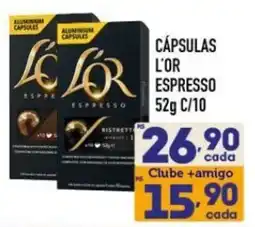 Supermercados Avenida Cápsulas l'or espresso oferta