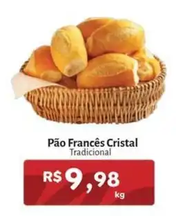 Novo Atacarejo Pão Francês Cristal Tradicional oferta
