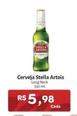 Novo Atacarejo Cerveja Stella Artois Long Neck oferta