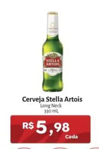 Novo Atacarejo Cerveja Stella Artois Long Neck oferta