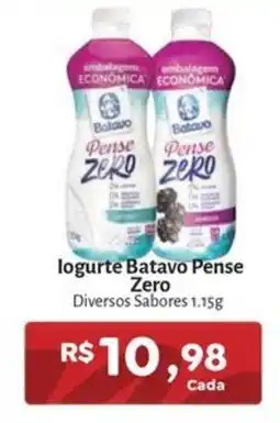 Novo Atacarejo Iogurte Batavo Pense Zero oferta