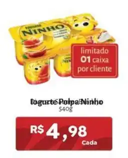 Novo Atacarejo Iogurte Polpa Ninho oferta