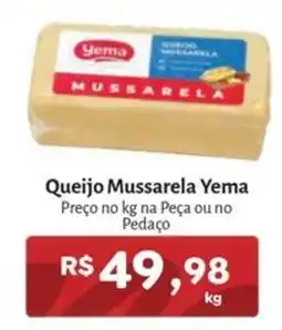Novo Atacarejo Queijo mussarela yema oferta