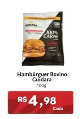 Novo Atacarejo Hambúrguer Bovino Guidara oferta