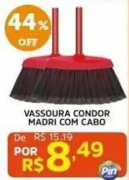 Pinheiro Supermercado Vassoura condor madri com cabo oferta