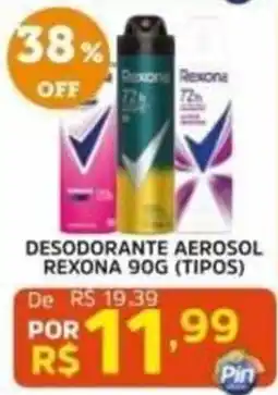 Pinheiro Supermercado Desodorante aerosol rexona 90g (tipos) oferta
