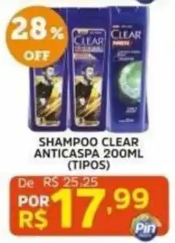 Pinheiro Supermercado Shampoo clear anticaspas oferta