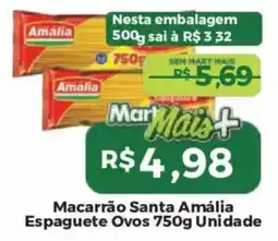 Mart Minas Macarrão santa amália espaguete ovos oferta