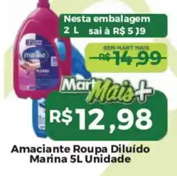 Mart Minas Amacianete roupa diluído marina oferta