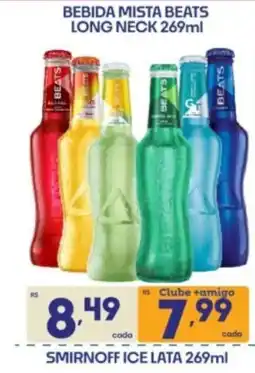 Supermercados Avenida bebida mista beats long neck oferta