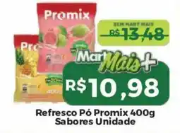 Mart Minas Refresco pó promix sabores oferta