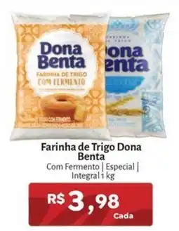 Novo Atacarejo Farinha de Trigo Dona Benta oferta