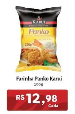 Novo Atacarejo Farinha Panko Karui oferta