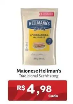 Novo Atacarejo Maionese hellman's tradicional sachê oferta