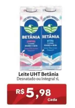 Novo Atacarejo Leite uht betania desnatado ou integral oferta