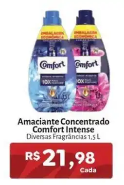 Novo Atacarejo Amaciante Concentrado Comfort Intense oferta