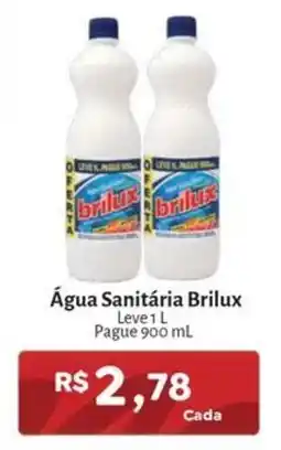 Novo Atacarejo Água Sanitária Brilux oferta