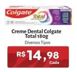 Novo Atacarejo Creme Dental Colgate Total oferta