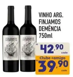 Supermercados Avenida vinho arg. finjamos demência oferta