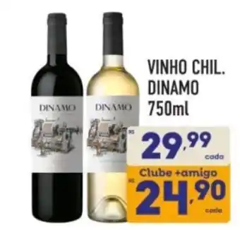 Supermercados Avenida vinho chil. dinamo oferta