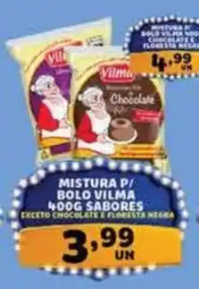 Rede Opa Mistura p/ bolo vilma 400g sabores oferta