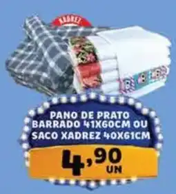 Rede Opa Pano de prato barrado ou saco xadrez oferta