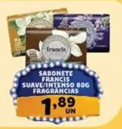 Rede Opa Sabonete francis suave/intenso 80g fragrancias oferta