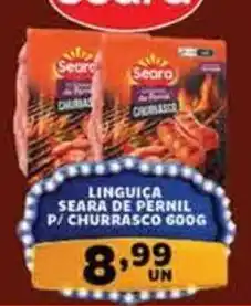 Rede Opa Linguiça seara de pernil p/ churrasco oferta