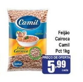 Higa's Supermercado Feijao carioca Camil Pct 1kg oferta