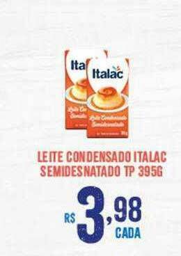Leite Condensado Italac Semidesnatado