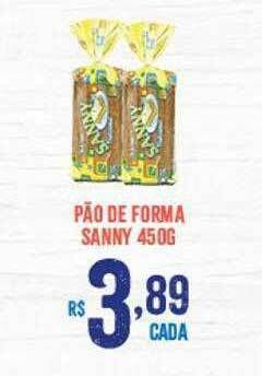 Bahamas Supermercados Pão De Forma Sanny oferta