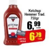 Higa's Supermercado Ketchup Hemmer Trad. 750g oferta