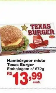 Carrefour Hambúrguer texas burguer oferta